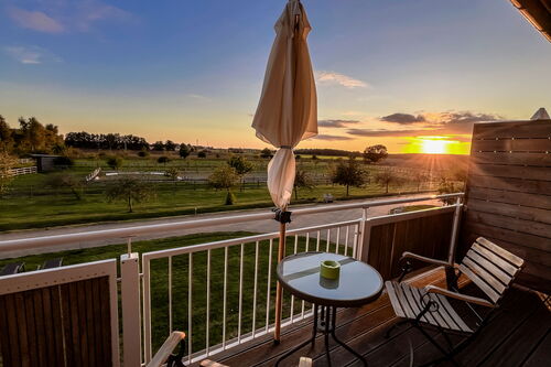 Haus Friesen Appartement 6 - Balkon und Ausblick