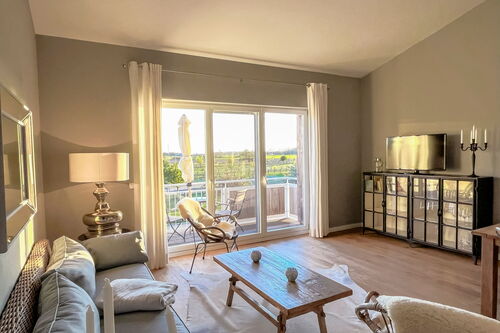 Haus Friesen Appartement 5 - Wohnbereich/Balkon