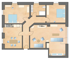 Wohnung 1 - Erdgeschoss