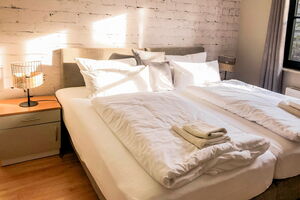 Lerchenhof Haus Storchennest Appartement 1 - Schlafzimmer