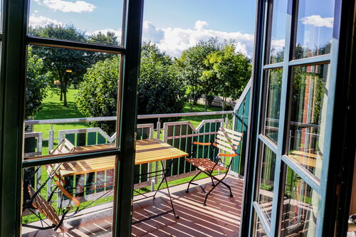 Lerchenhof Haus Storchennest Appartement 6 - Balkon