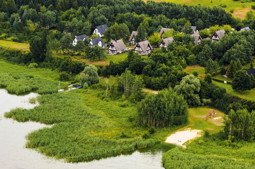 Fischerhäuser Quilitz - Luftaufnahme
