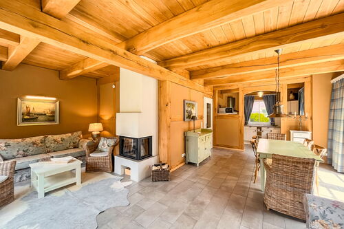 Fischerhaus Hering - Wohnbereich/Kamin